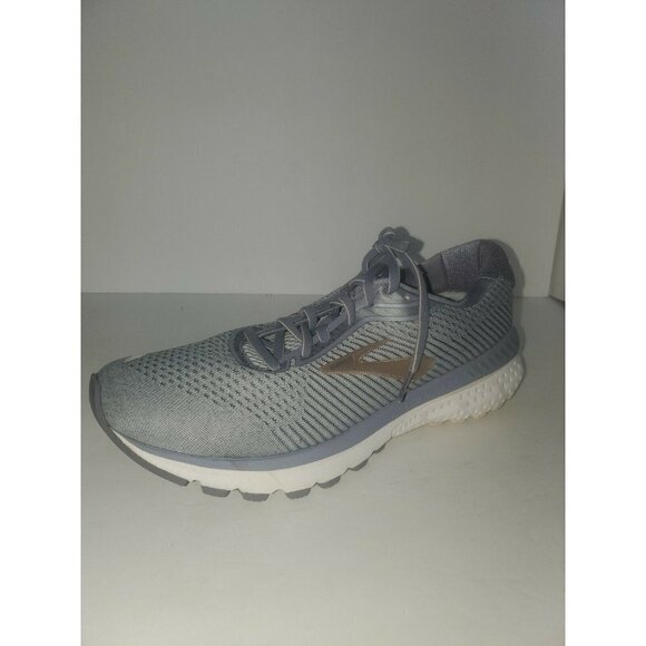 BROOKS WOMEN'S ADRENALINE GTS 20 GREY/PALE PEACH/W - Picture 1 of 6